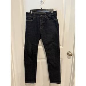 Altamont A/979 Button Fly Dark Wash Skateboarding Jeans Mens Sz W32 L31 Stretch